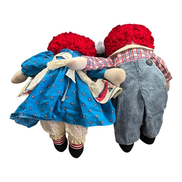 Vintage Raggedy Ann & Andy Dolls From Daisy Kingdom Fabric Patterns. - Picture 5 of 15